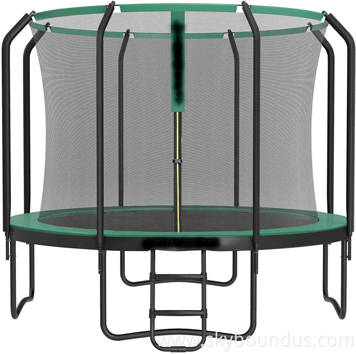 Trampoline, 366 cm Diameter Trampoline with 8 Poles, Outdoor Trampoline for Fitness and the Garden with All-Round Safety Net